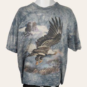 Vintage The Mountain Eagle T-Shirt Westward Expansion Gateway St. Louis Tie Dye